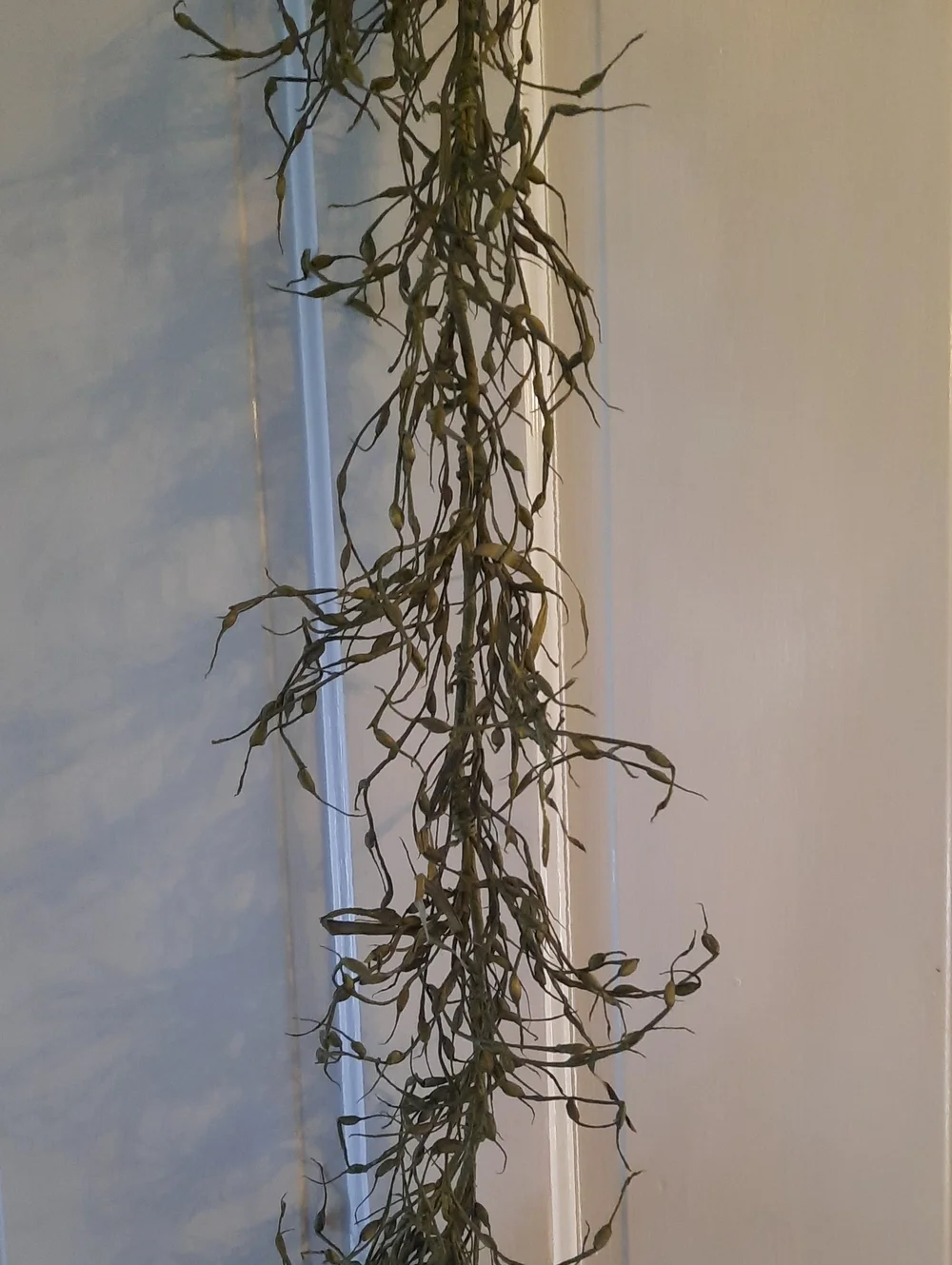 Green Faux Wheat Garland 60